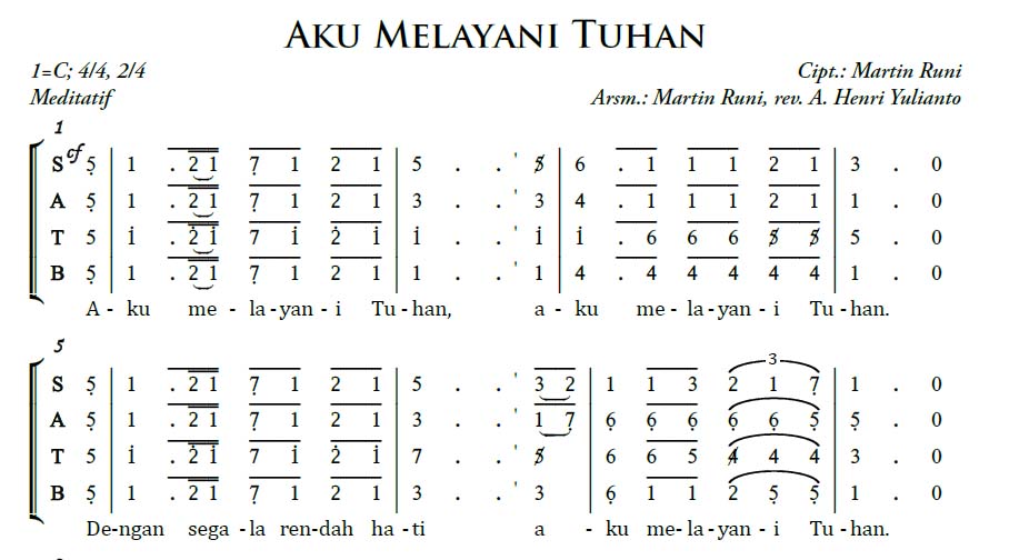 AKU MELAYANI TUHAN - MARTIN RUNI (POST KOMONI)